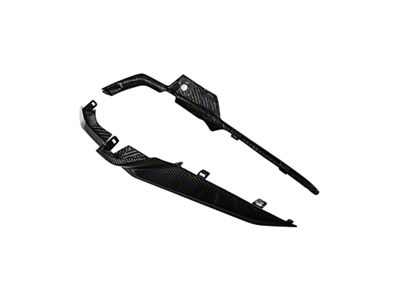 Front Bumper Grille Insert; Carbon Fiber (23-25 Corvette Z06)