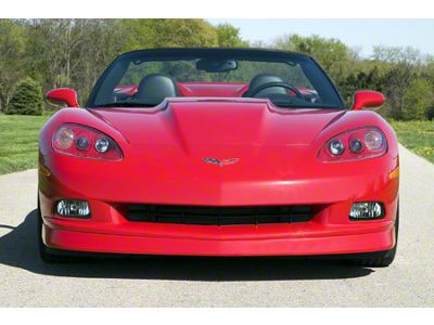 Front Chin Spoiler; Unpainted (05-13 Corvette C6 Base)