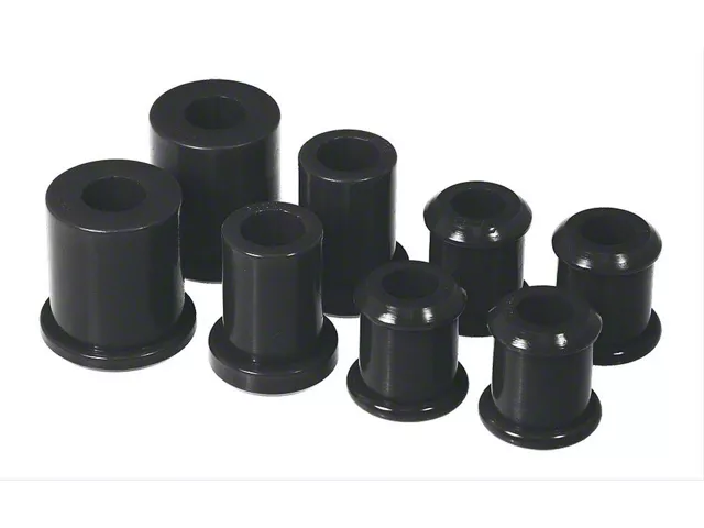 Front Control Arm Bushing Kit without Shells; Black (97-13 Corvette C5 & C6)