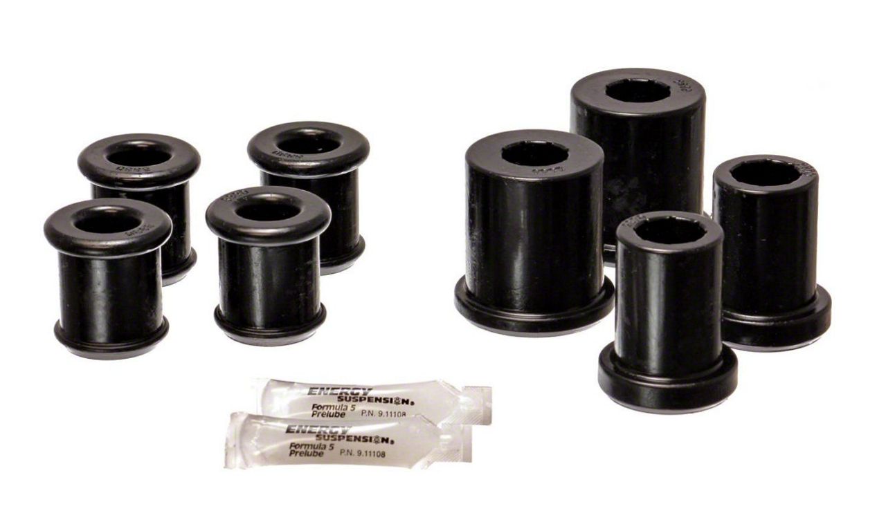 Corvette Front Control Arm Bushings; Black (9713 Corvette C5 & C6