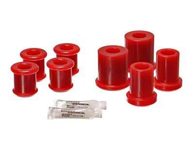 Front Control Arm Bushings; Red (97-13 Corvette C5 & C6)