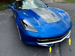 Front End Trim; Stainless Steel (14-19 Corvette C7)