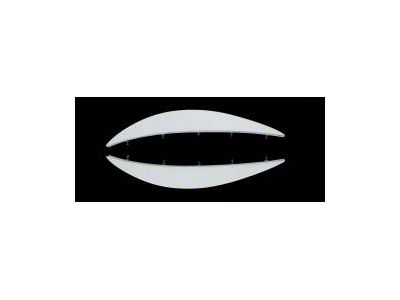 Front Fascia Winglets; Unpainted (97-04 Corvette C5)