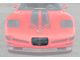 Front License Plate Trim Cover; Carbon Fiber (97-04 Corvette C5)