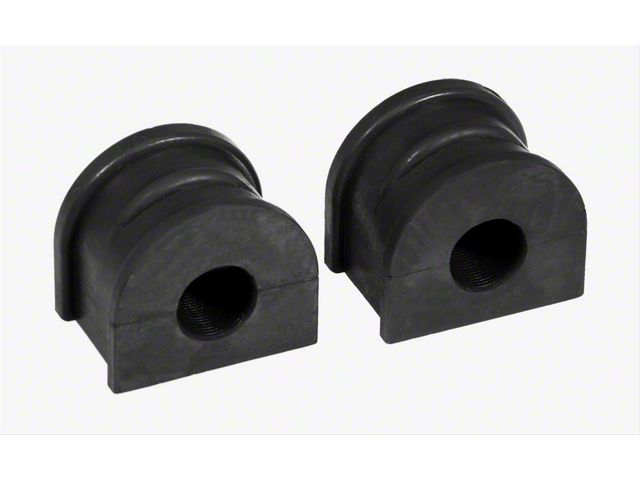 Front Sway Bar Bushing Kit; 19mm; Black (97-04 Corvette C5)