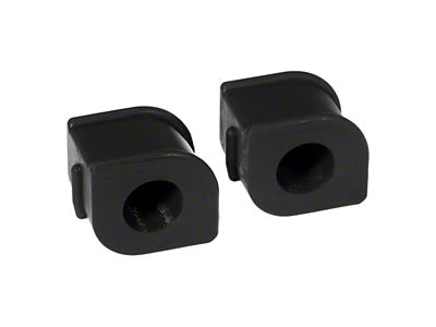 Front Sway Bar Bushing Kit; 28.6mm; Black (97-04 Corvette C5)