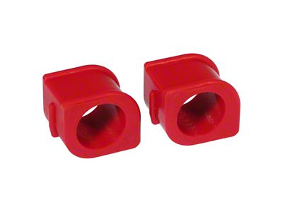 Front Sway Bar Bushing Kit; 38mm; Red (97-04 Corvette C5)