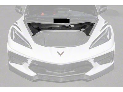 Front Trunk Upper Trim Cover; Carbon Fiber (20-25 Corvette C8)