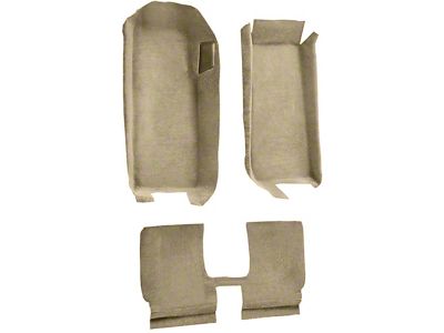 Front Truvette Molded Carpet with Rear Seat Riser; Cashmere (05-13 Corvette C6 Convertible)