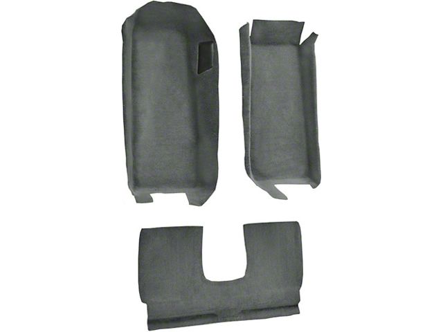 Corvette Front Truvette Molded Carpet with Rear Seat Riser; Gray (05-13 ...
