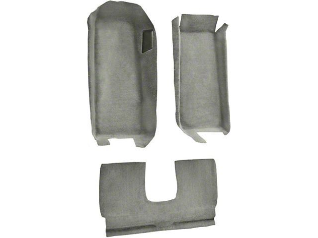 Front Truvette Molded Carpet with Rear Seat Riser; Shale (05-13 Corvette C6 Coupe)