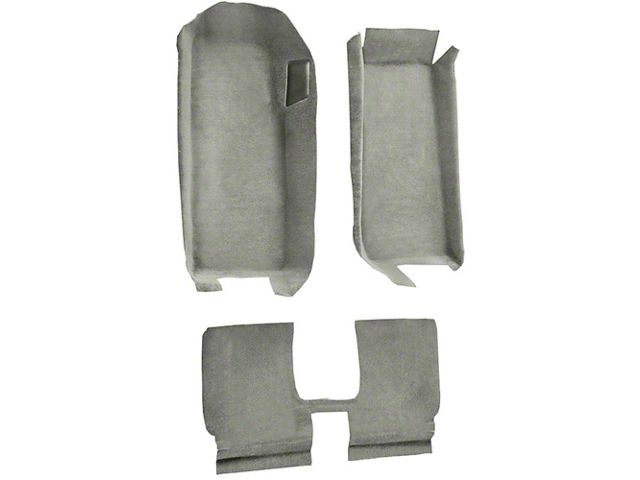 Front Truvette Molded Carpet with Rear Seat Riser; Shale (05-13 Corvette C6 Convertible)