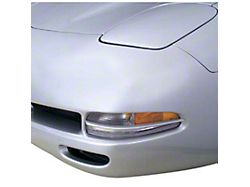 Front Turn Signal Grilles; Pewter (97-04 Corvette C5)