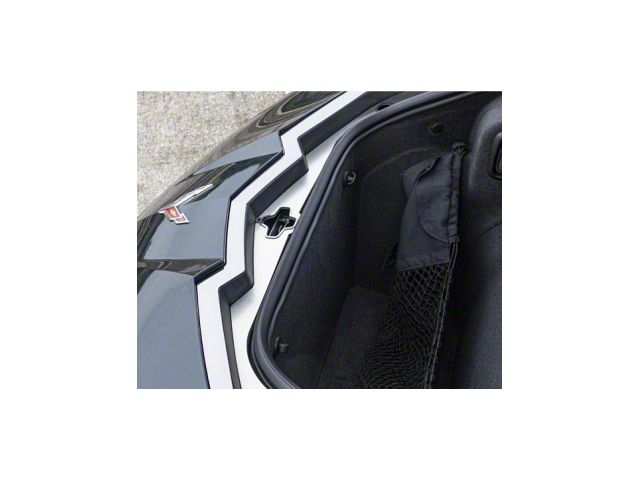 Frunk Latch; Brushed with Polished Trim (20-24 Corvette C8 Coupe)