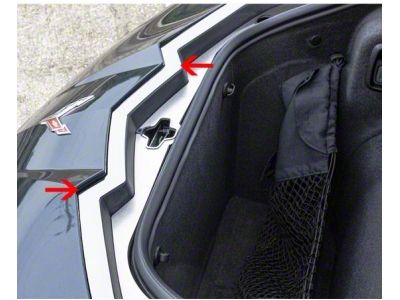 Frunk Nose Cap; Polished (20-25 Corvette C8 Coupe)