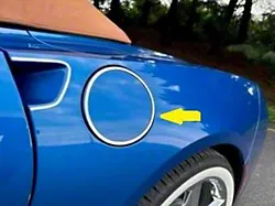 Gas Door Cover Ring Trim; Stainless Steel (14-19 Corvette C7)