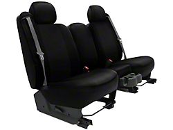 Genuine Neoprene Custom 1st Row Bucket Seat Covers; Black/Black (97-04 Corvette C5)