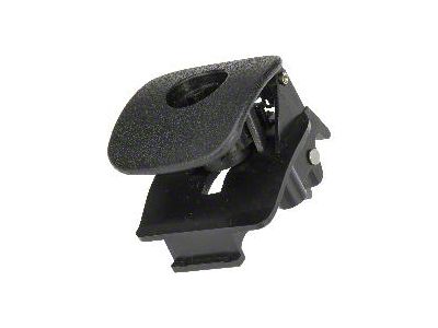Glove Box Latch with Handle; Black (97-13 Corvette C5 & C6)