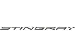 Glow Plate with Stingray Logo; Clear; Extreme Multi-Color Lighting Kit (20-26 Corvette C8 Coupe)