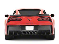 GM Factory Package Rear Bumper Diffuser; Carbon Fiber (14-19 Corvette C7)