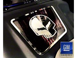 GM Performance Air Intake Dress Up with Jake Skull; Stainless Steel (14-19 Corvette C7)