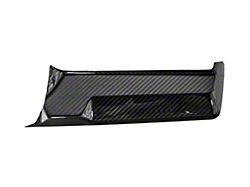 GPS Navigation Screen Cover; Carbon Fiber (20-24 Corvette C8)