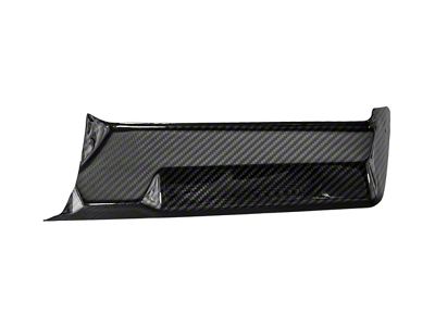GPS Navigation Screen Cover; Carbon Fiber (20-25 Corvette C8)