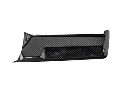 GPS Navigation Screen Cover; Carbon Fiber (20-24 Corvette C8)