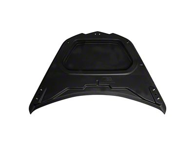 GT3R Style Side Vented Extractor Hood; Carbon Fiber (20-25 Corvette C8)