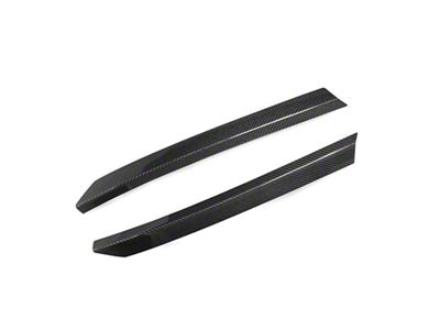 High Wing Add-On Wickers Extension; Carbon Fiber (20-25 Corvette C8 w/ Z51 Package)