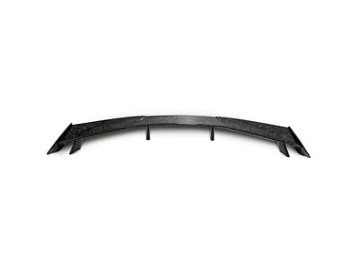 High Wing Rear Spoiler; Gloss Forged Carbon Fiber (20-25 Corvette C8)