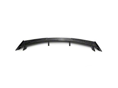 High Wing Rear Spoiler; Gloss Forged Carbon Fiber (20-24 Corvette C8)