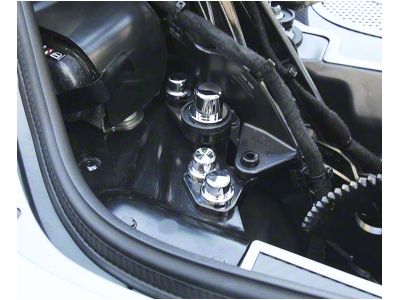 Hinge Dress-up Bolt and Nut Kit; Stainless (20-25 Corvette C8 Convertible)