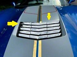 Hood Accent Trim; Stainless Steel (14-19 Corvette C7)