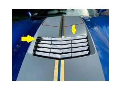 Hood Accent Trim; Stainless Steel (14-19 Corvette C7)