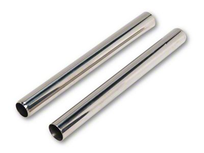 OPR Hood Shocks Cover; Chrome (97-04 Corvette C5)