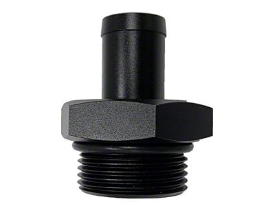 Hose Barb Aluminum Fitting; -16 ORB to 3/4-Inch (Universal; Some Adaptation May Be Required)