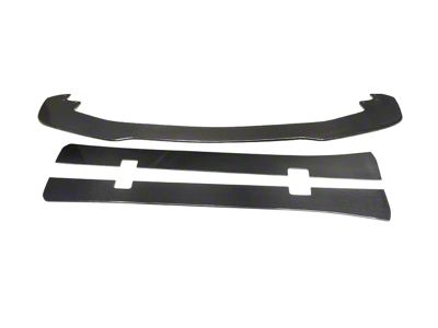 IKON Style Chin Spoiler and Side Skirts; Carbon Fiber (97-04 Corvette C5)