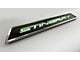 Illuminated Carbon Fiber Door Sills with Stingray Lettering; Green (20-24 Corvette C8)