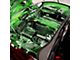 Illuminated Low Profile Plenum Cover; Perforated Stainless; Green LED (97-04 Corvette C5)