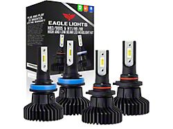 Infinity Beam LED Headlight Bulb Combo; High and Low Beam; H11/H8/H9 and HB3/9005 (97-04 Corvette C5)