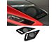 Interior Door Speaker Covers; Black Carbon Fiber (20-24 Corvette C8)