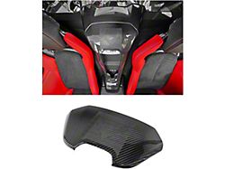Interior Waterfall Lower Speaker Grille Trim Cover; Carbon Fiber (20-25 Corvette C8)