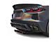 Jesky VR5 Rear Diffuser; Forged Carbon Fiber Vinyl (20-24 Corvette C8, Excluding Z06)