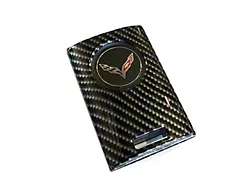 Key Fob Cover; Carbon Fiber Look (14-19 Corvette C7)