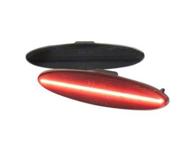LED Side Marker Lights; Smoked (97-04 Corvette C5)