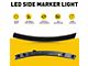 LED Side Markers; Smoked (14-19 Corvette C7)