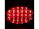 LED Tail Lights; Chrome Housing; Red Lens (97-04 Corvette C5)