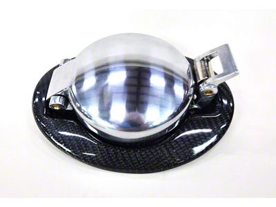 LeMans Style Gas Cap; Carbon Fiber Ring (97-04 Corvette C5)