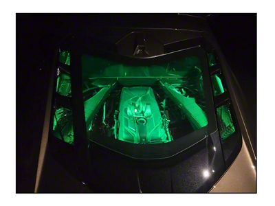 Level 1 Exterior RGB LED Lighting System; Bluetooth (20-24 Corvette C8 Coupe)